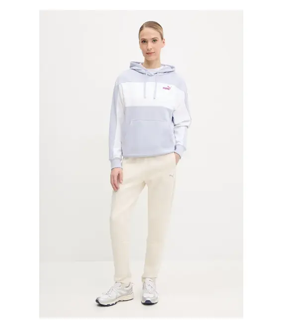 Μπλούζα Puma χρώμα: μπλε, με κουκούλα, 685005