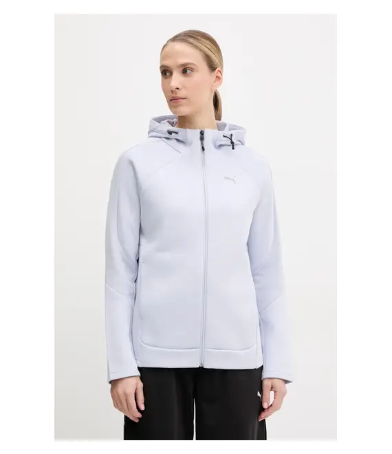 Μπλούζα Puma χρώμα: μπλε, με κουκούλα, 685050