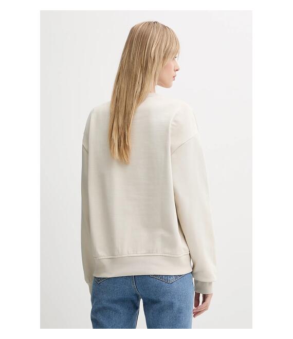 Μπλούζα Calvin Klein Jeans χρώμα: μπεζ, LV047B234G