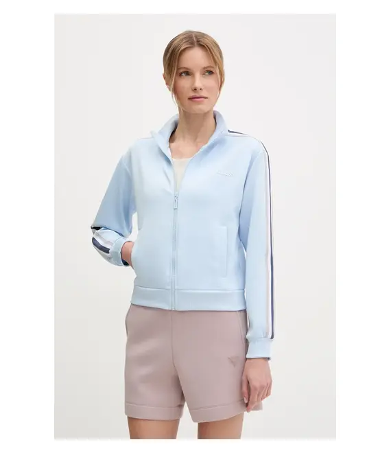 Μπλούζα Guess YARROW χρώμα: μπλε, V5GQ18 KCRU2