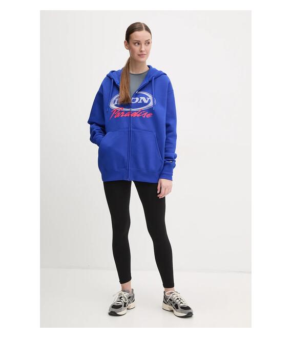 Μπλούζα Under Armour Project Rock χρώμα: μπλε, με κουκούλα, 1389701