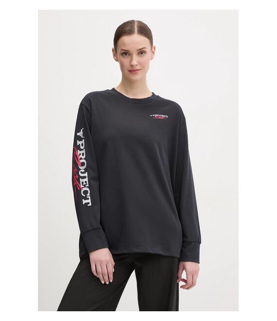 Μακρυμάνικο προπόνησης Under Armour Project Rock γυναικείο, χρώμα: μαύρο, 1389700
