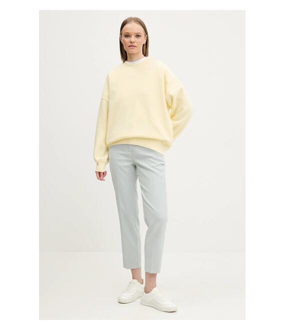Μπλούζα Abercrombie & Fitch χρώμα: κίτρινο, KI152-5094