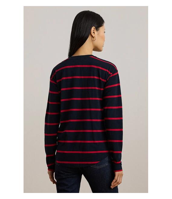 Μακρυμάνικο Lauren Ralph Lauren χρώμα: ναυτικό μπλε, 200957603