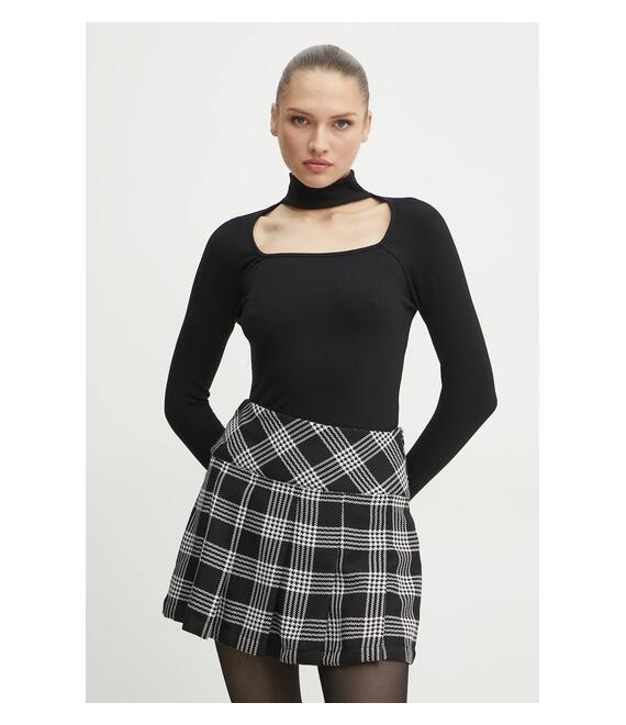 Μακρυμάνικο Guess χρώμα: μαύρο, W5RP29 KCMK0