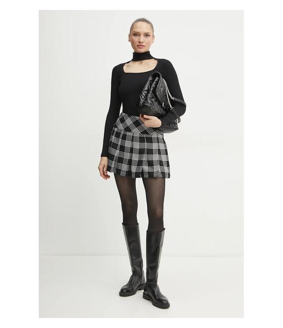 Μακρυμάνικο Guess χρώμα: μαύρο, W5RP29 KCMK0