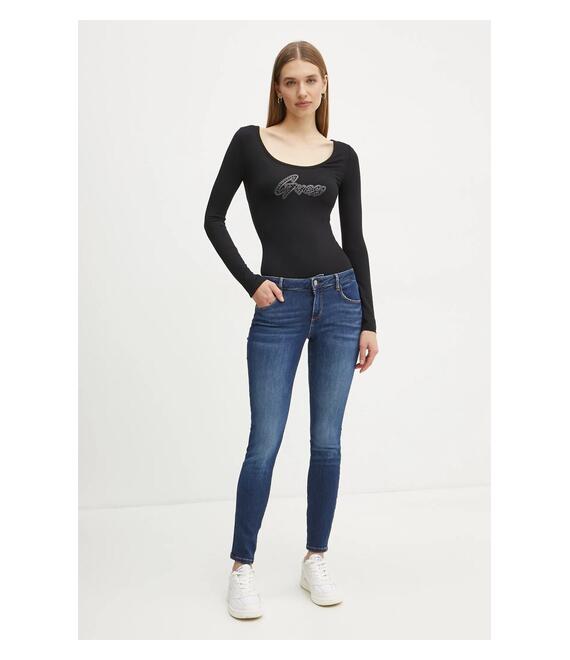 Κορμάκι Guess EMMY χρώμα: μαύρο, W5RP00 K68D2
