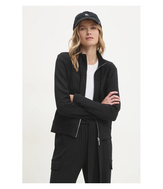 Μπλούζα Dkny χρώμα: μαύρο, P4KE6ZNG