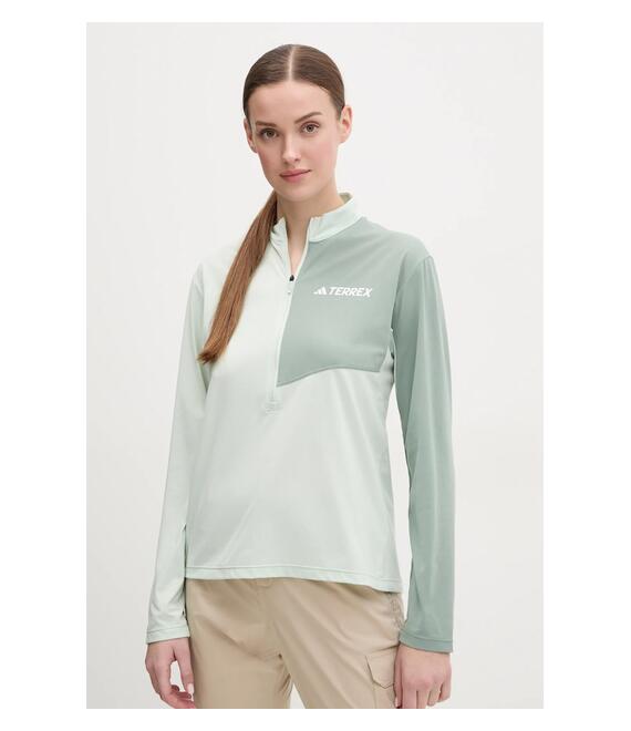Αθλητικό μακρυμάνικο adidas TERREX Multi χρώμα: πράσινο, JE0362