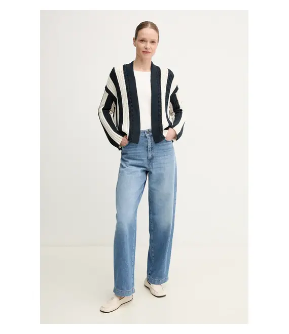 Μακρυμάνικο Weekend Max Mara χρώμα: άσπρο, 2515971021600