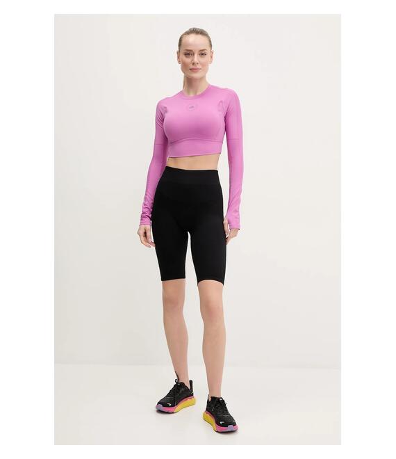 Μακρυμάνικο προπόνησης adidas by Stella McCartney TrueStrenght χρώμα: μοβ, JJ1644