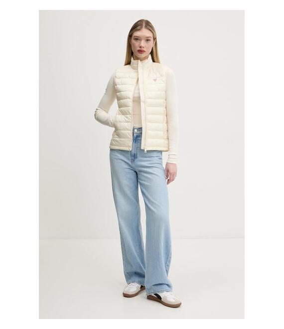 Μακρυμάνικο Guess Originals χρώμα: μπεζ, W5RP40 KA0H1