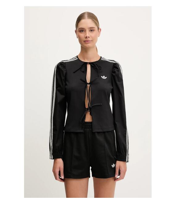 Μπλουζάκι adidas Originals Blouse χρώμα: μαύρο, KC0762