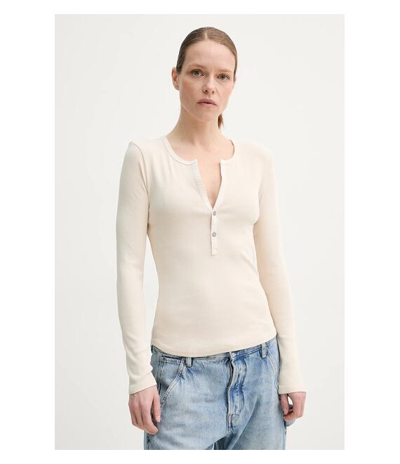 Μακρυμάνικο G-Star Raw χρώμα: μπεζ, D26140-D968