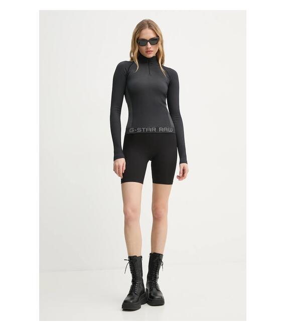 Μακρυμάνικο G-Star Raw χρώμα: μαύρο, D26341-D989