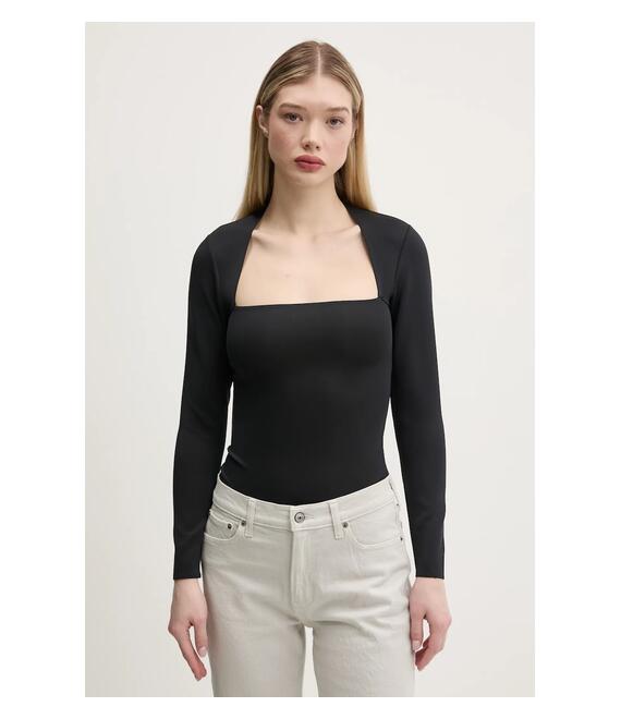 Κορμάκι Abercrombie & Fitch χρώμα: μαύρο, KI139-5207