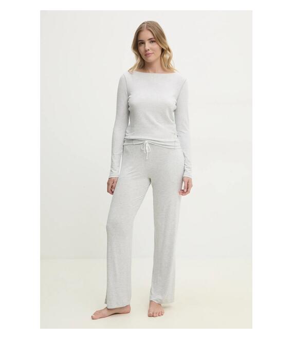 Μακρυμάνικο Abercrombie & Fitch χρώμα: γκρι, KI139-5196