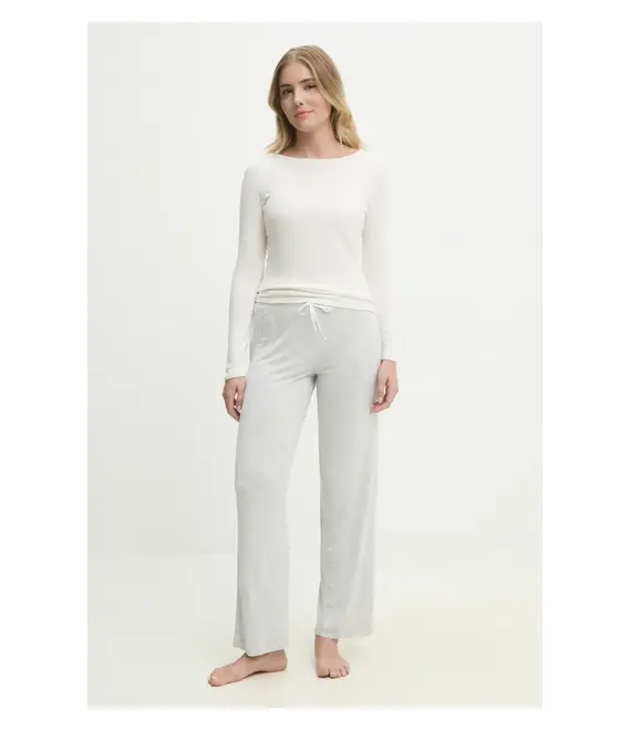 Μακρυμάνικο Abercrombie & Fitch χρώμα: μπεζ, KI139-5196