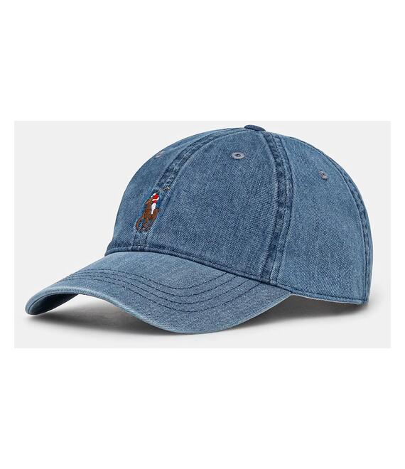 Βαμβακερό καπέλο του μπέιζμπολ Polo Ralph Lauren χρώμα: μπλε, 211967367