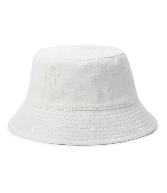 Βαμβακερό καπέλο Lauren Ralph Lauren χρώμα: άσπρο, 454966225