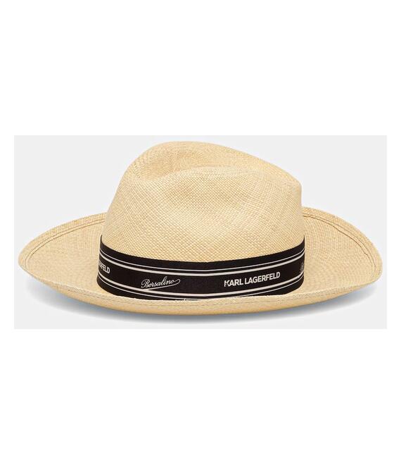 Καπέλο Karl Lagerfeld χρώμα: μπεζ, KL000176