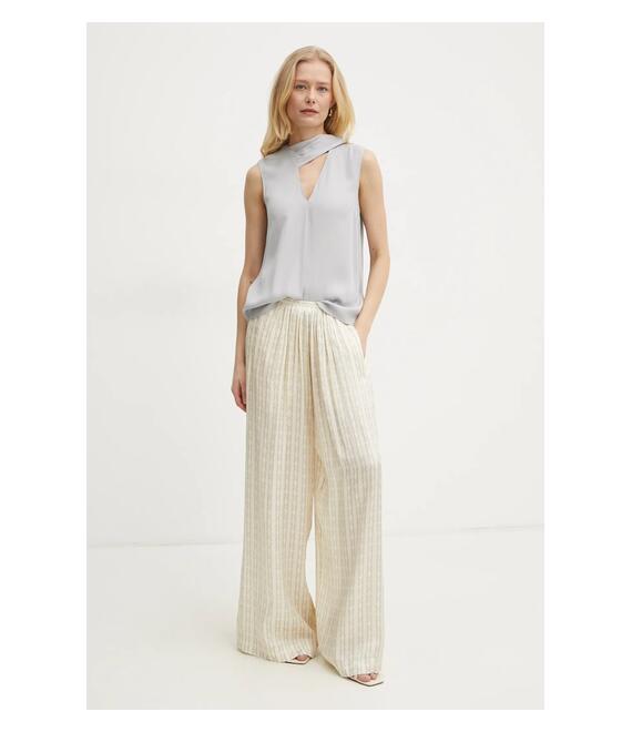 Top Patrizia Pepe χρώμα: γκρι, 8C0762 A540