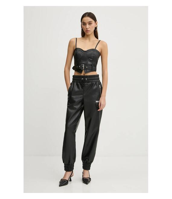 Μπλουζάκι Karl Lagerfeld Jeans χρώμα: μαύρο, A1W11011