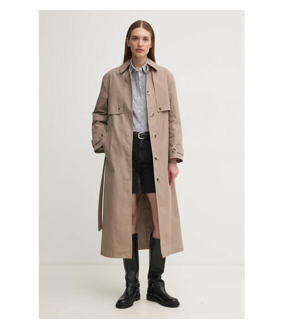 Πουκάμισο Tommy Hilfiger χρώμα: γκρι, WW0WW44084