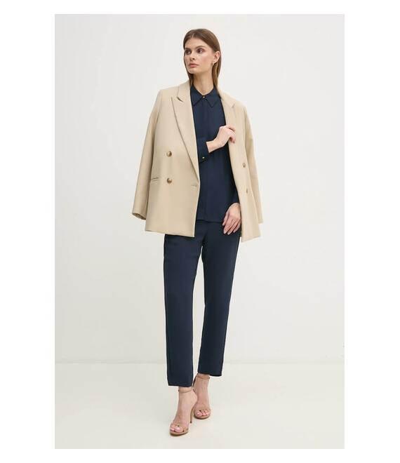 Πουκάμισο Tommy Hilfiger χρώμα: ναυτικό μπλε, WW0WW44045