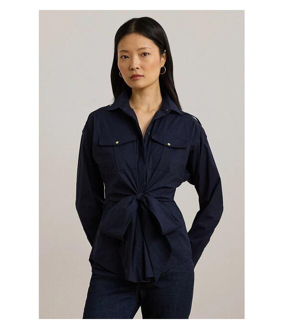 Πουκάμισο Lauren Ralph Lauren χρώμα: ναυτικό μπλε, 200957112