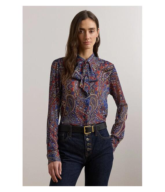 Πουκάμισο Lauren Ralph Lauren χρώμα: πολύχρωμο, 200957154