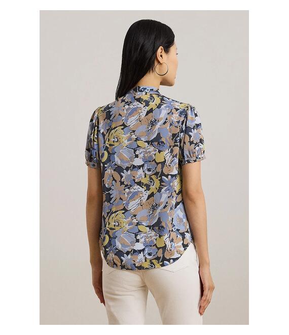 Πουκάμισο Lauren Ralph Lauren χρώμα: μπλε, 200963606