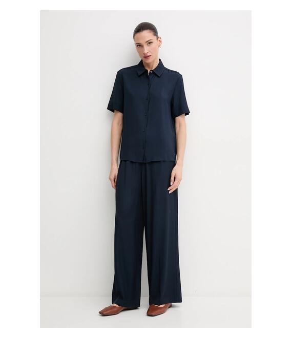 Πουκάμισο Tommy Hilfiger χρώμα: ναυτικό μπλε, WW0WW44683