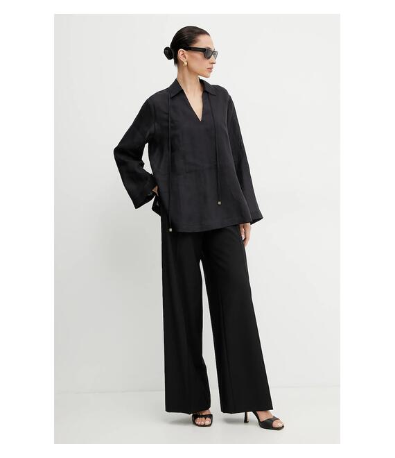 Μπλουζάκι MICHAEL Michael Kors χρώμα: μαύρο, MS540SPH7A