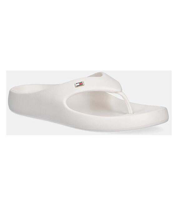 Σαγιονάρες Tommy Hilfiger TH COMFORT BEACH SANDAL χρώμα: μπεζ, FW0FW08522