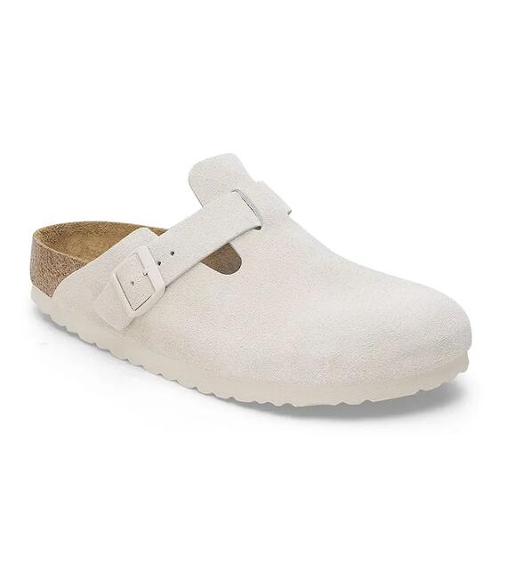 Παντόφλες Birkenstock Boston SFB χρώμα: άσπρο, 1027693