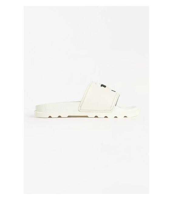Παντόφλες Karl Lagerfeld KONDO TRED χρώμα: άσπρο, KL80970N