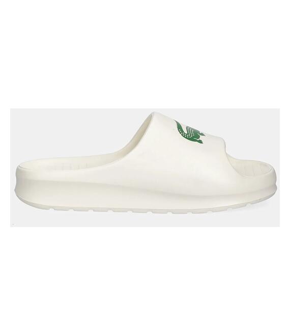 Παντόφλες Lacoste SERVE SLIDE 2.0 χρώμα: μπεζ, 48CFA0022