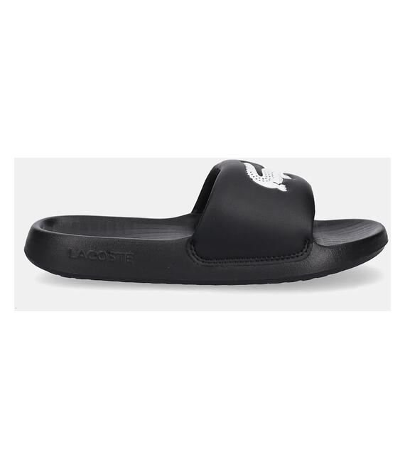 Παντόφλες Lacoste SERVE SLIDE 1.0 χρώμα: μαύρο, 49CFA0022
