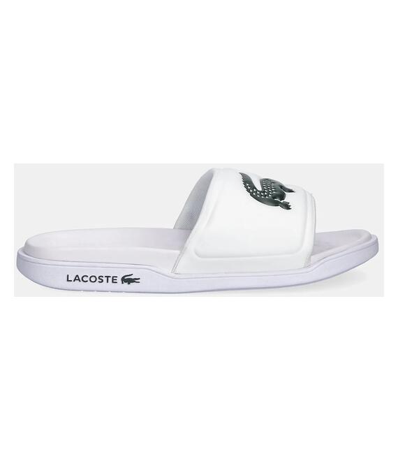 Παντόφλες Lacoste SERVE SLIDE DUAL χρώμα: άσπρο, 49CFA0041