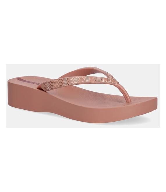 Σαγιονάρες Ipanema MESH X PLAT χρώμα: ροζ, 83612-BB802