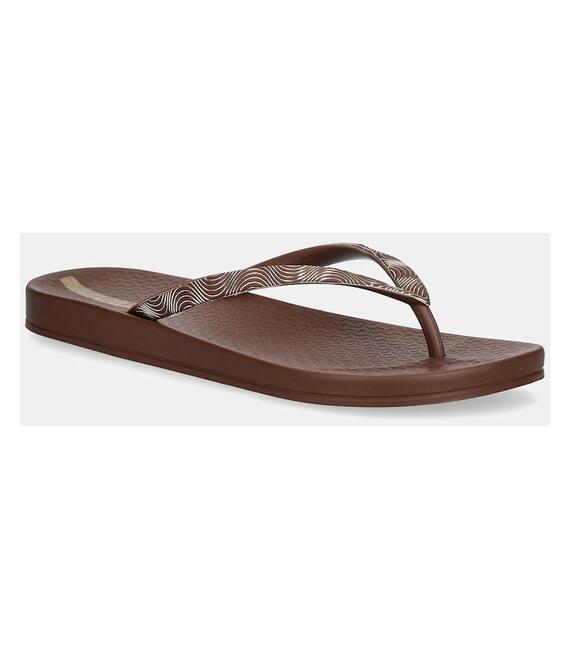 Σαγιονάρες Ipanema MESH IX FEM χρώμα: καφέ, 83651-BB810
