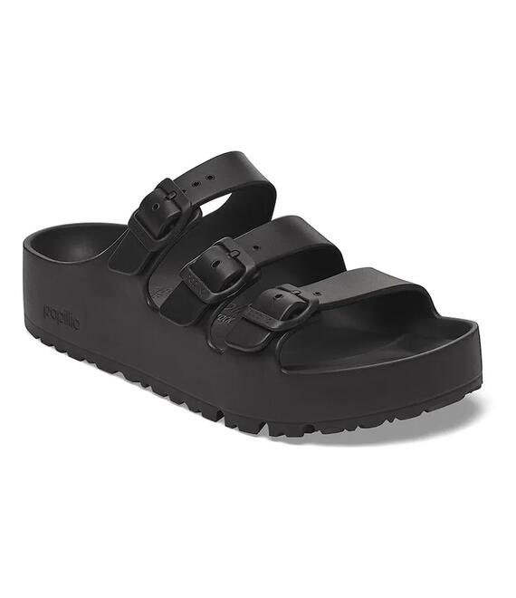 Παντόφλες Birkenstock Florida III Flex Platform EVA χρώμα: μαύρο, 1029738
