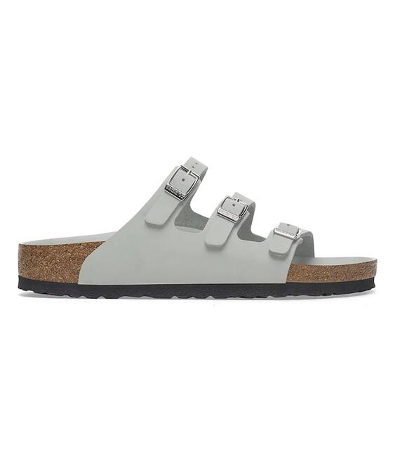 Nubuck παντόφλες Birkenstock Florida HEX χρώμα: γκρι, 1029450