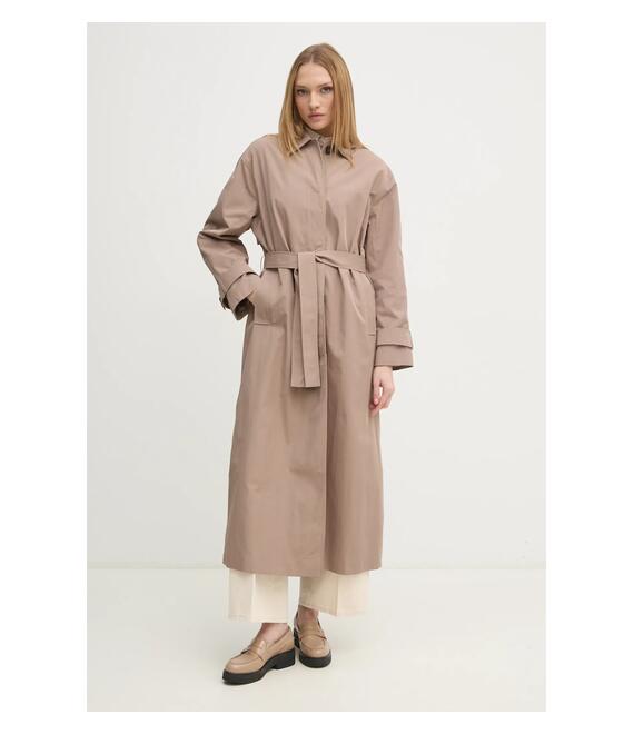 Καμπαρντίνα Calvin Klein Jeans χρώμα: μπεζ, J20J224713