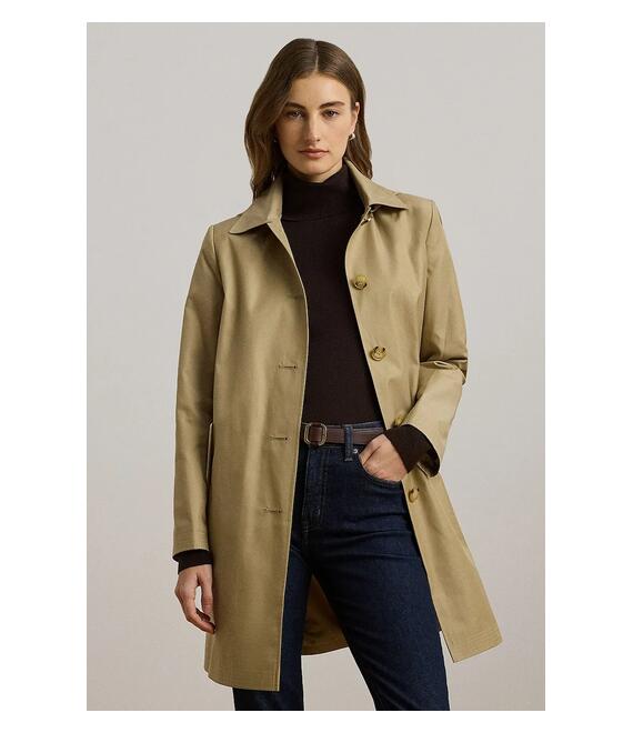 Παλτό Lauren Ralph Lauren χρώμα: μπεζ, 297967121