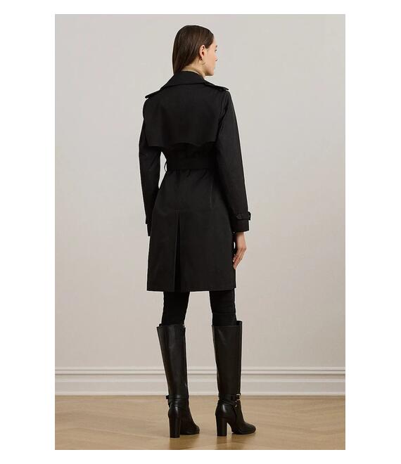Καμπαρντίνα Lauren Ralph Lauren χρώμα: μαύρο, 297967122