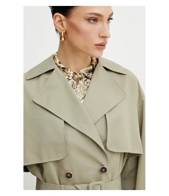 Καμπαρντίνα Guess AMIRA χρώμα: πράσινο, W5GL33 WHAE2