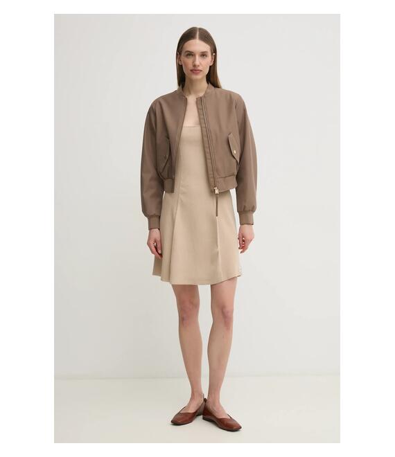 Μπουφάν bomber Joop! γυναικείο, χρώμα: καφέ, 30044771 10017888