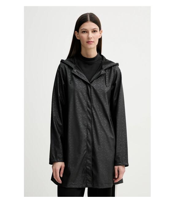 Μπουφάν Rains A-Line W Jacket W3 χρώμα: μαύρο, 18050